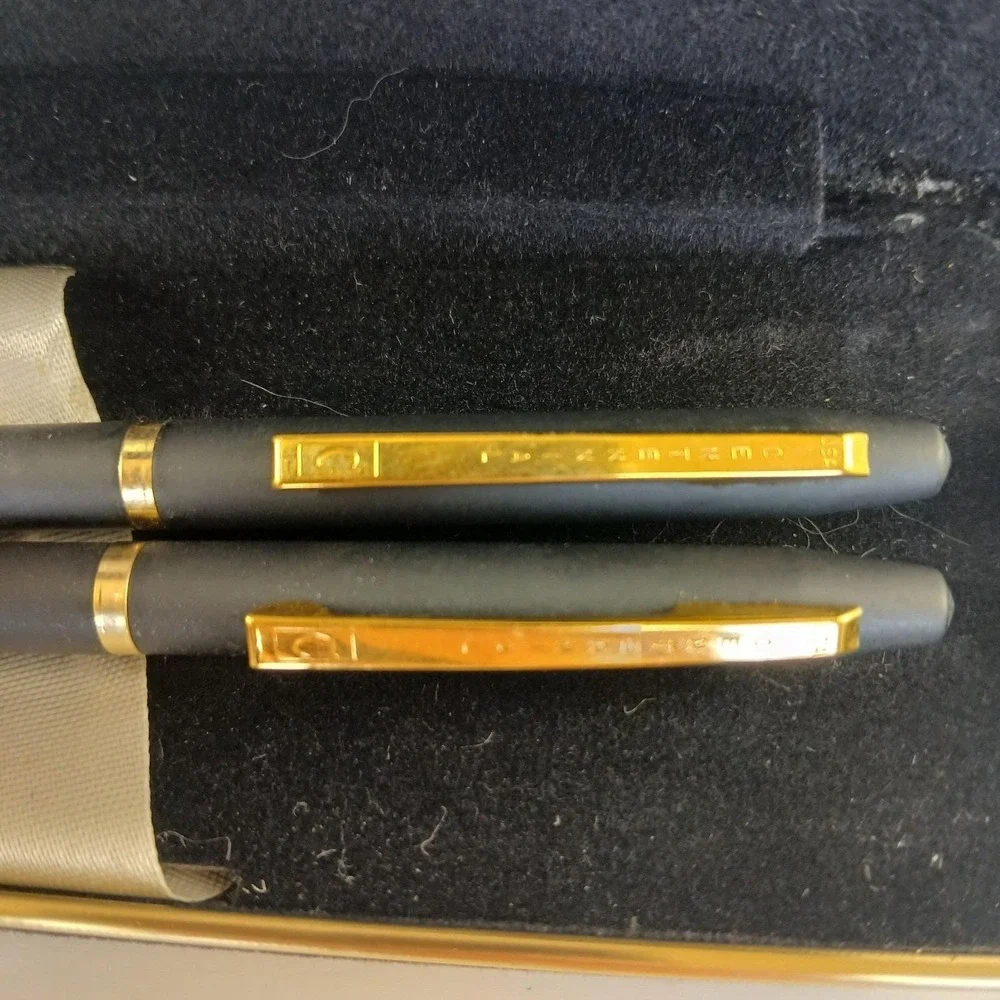 Vintage Centennial Pen & Pencil Set With  Personalized‎ Name Made In USA